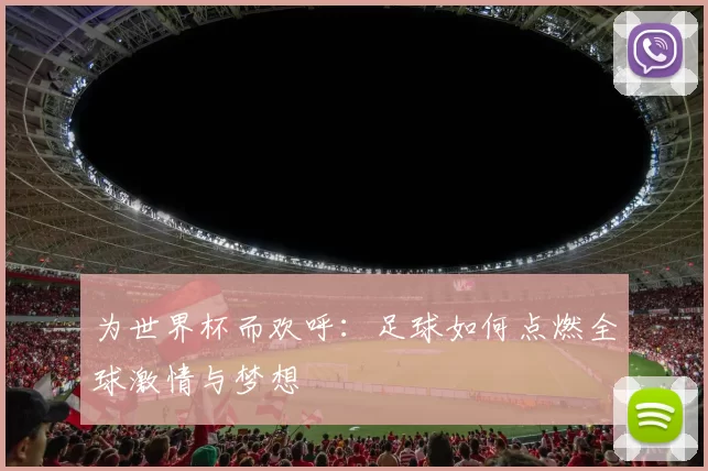 为世界杯而欢呼:足球如何点燃全球激情与梦想